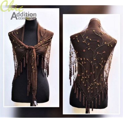Beaded shawl 04-424D